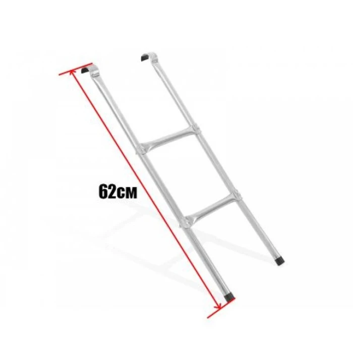 Батут детский с сеткой и стремянкой 183 см Atleto