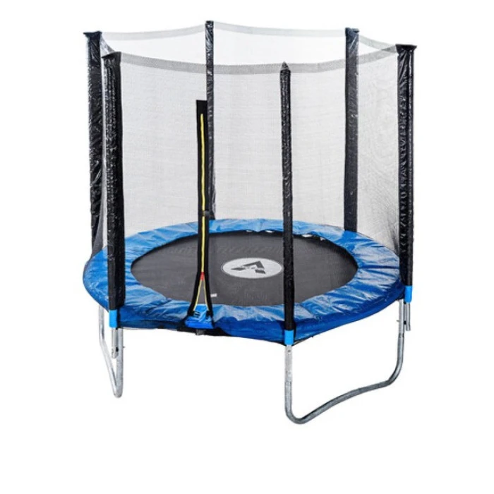 Батут детский с сеткой и стремянкой 183 см Atleto