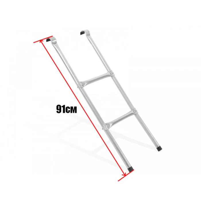 Батут детский с сеткой и стремянкой 490 см Atleto