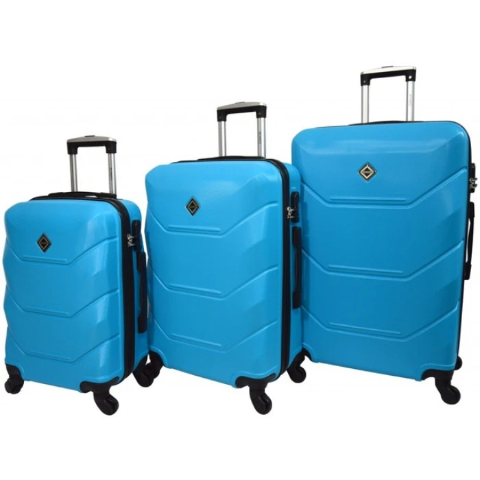 Чемодан Bonro 2019 набор 3 штуки голубя