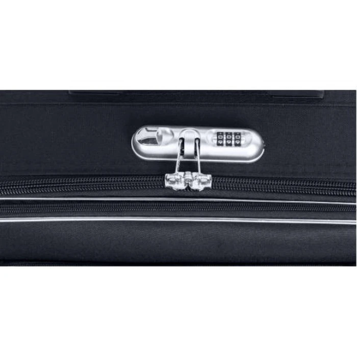 Валіза Bonro Style набір 3 шт. чорно-вишнева