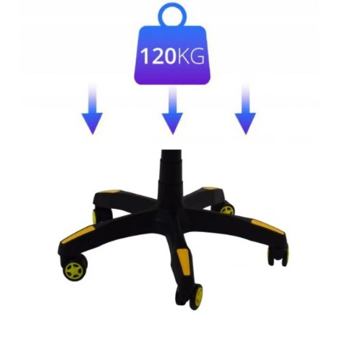 Крісло геймерське Bonro B-810 жовте