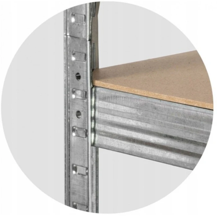 Стелаж металевий 3 секції 15 полиць Siker 180x90x40