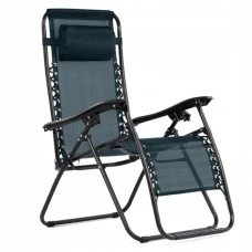 Шезлонг лежак 2 шт і столик набір Bonro SP-167A зелений