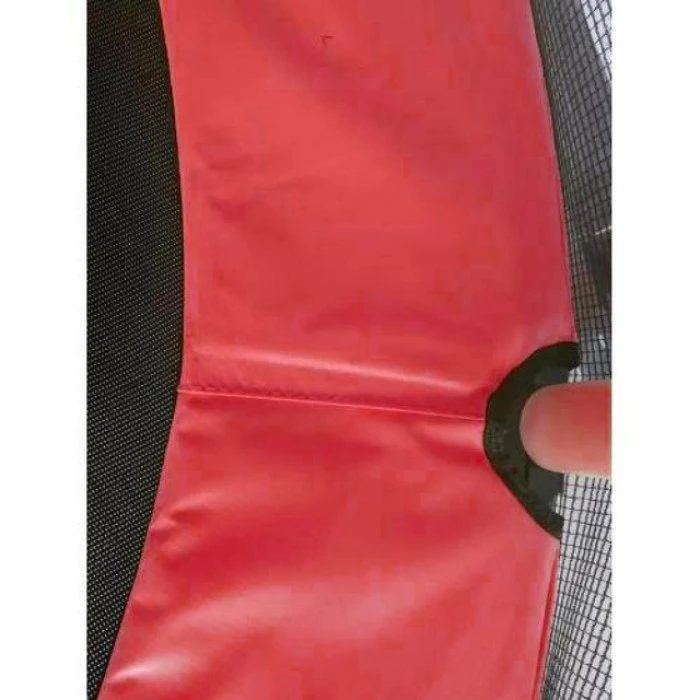 Батут манеж дитячий з сіткою Atleto 140 см червоний KRB10