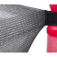 Батут манеж дитячий з сіткою Atleto 140 см червоний KRB10