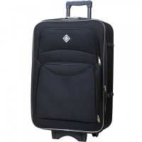 Чемодан набор ткань 2 шт средняя большая Bonro Style черный