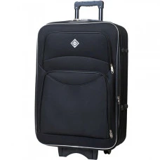 Чемодан набор ткань 2 шт средняя большая Bonro Style черный