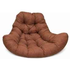 Подушка для кресла кокона с подголовником Bonro B-330 коричневая
