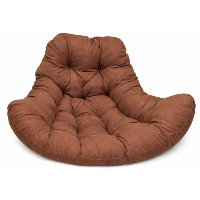 Подушка для кресла кокона с подголовником Bonro B-330 коричневая