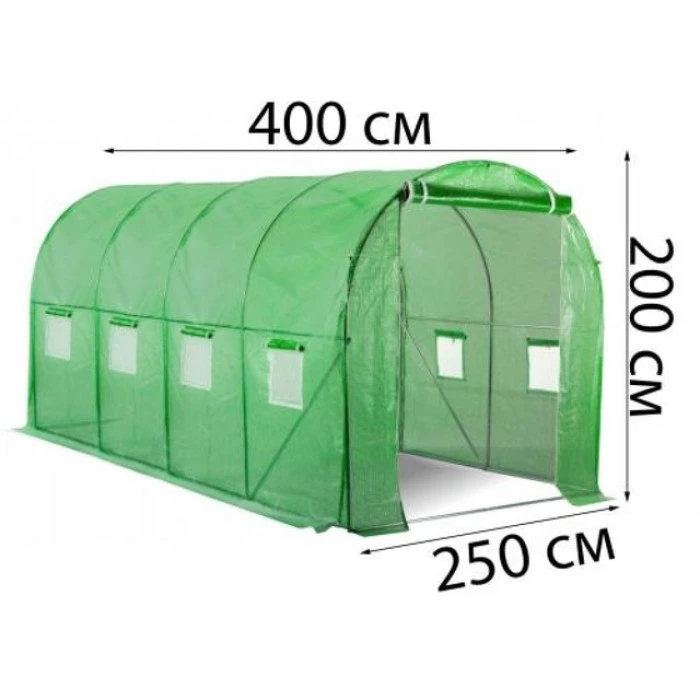 Теплица садовая парник для огорода с окнами Bonro UP-10м2