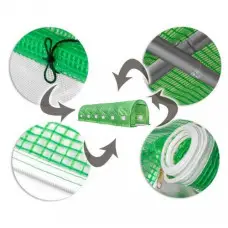 Теплица садовая парник для огорода с окнами Bonro UP-18м2