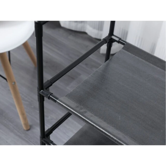 Полка для обуви 5-уровневая черная Bonro B26