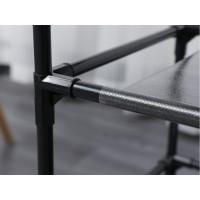 Полиця для взуття 5-рівнева чорна Bonro B26