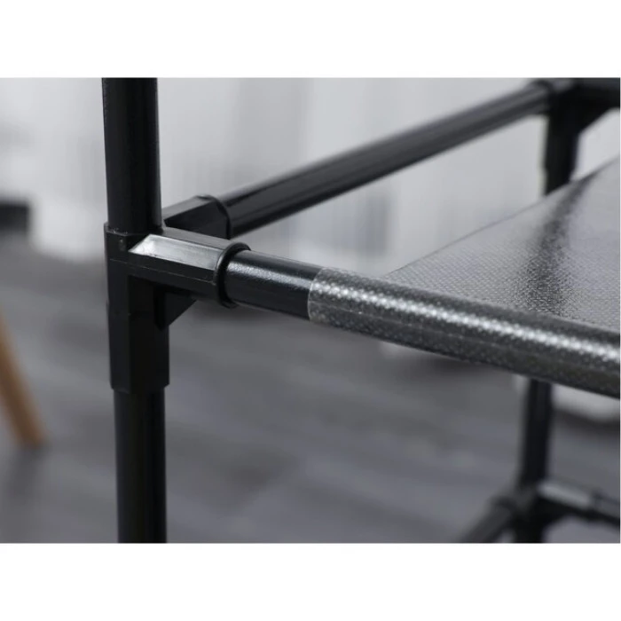 Полка для обуви 5-уровневая черная Bonro B26