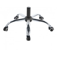 Крісло офісне на колесах Bonro BN-6071 чорне з підставкою для ніг