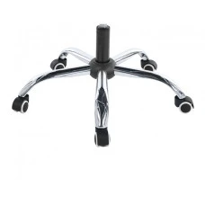 Крісло офісне на колесах Bonro BN-6071 чорне з підставкою для ніг