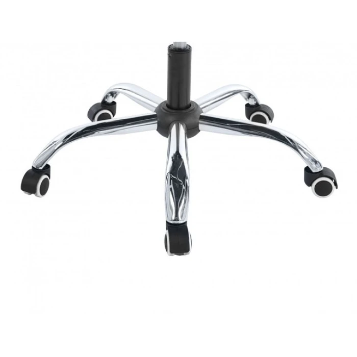 Крісло офісне на колесах Bonro BN-6071 чорне з підставкою для ніг