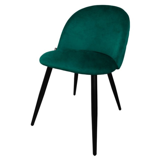 Стул кресло для кухни, гостиной, кафе Bonro B-659 зеленое