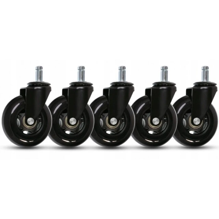 Колесо к офисному креслу резиновое комплект 5 шт.