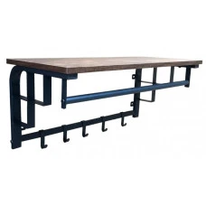 Настенная вешалка для одежды с полкой 76 см Bonro BN-124