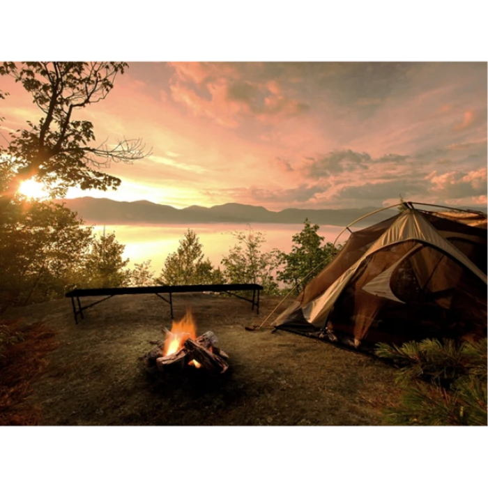 Лавка садова складна Bonro BS 183-2 чорна