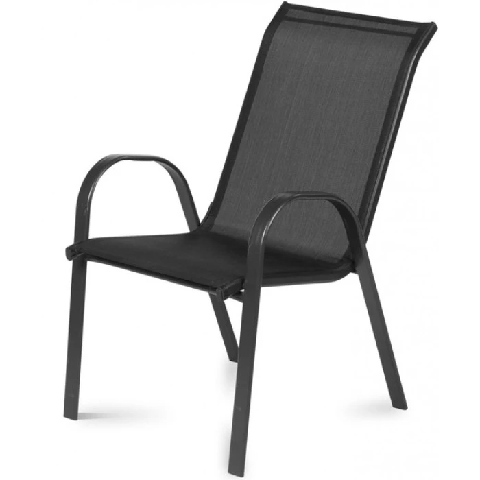 Стул садовый террасный Bonro B-1064 черный комплект (4 шт)