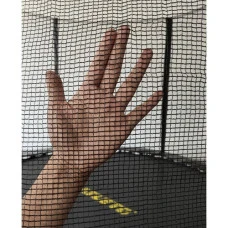 Батут з сіткою та драбинкою 312 см Atleto Black