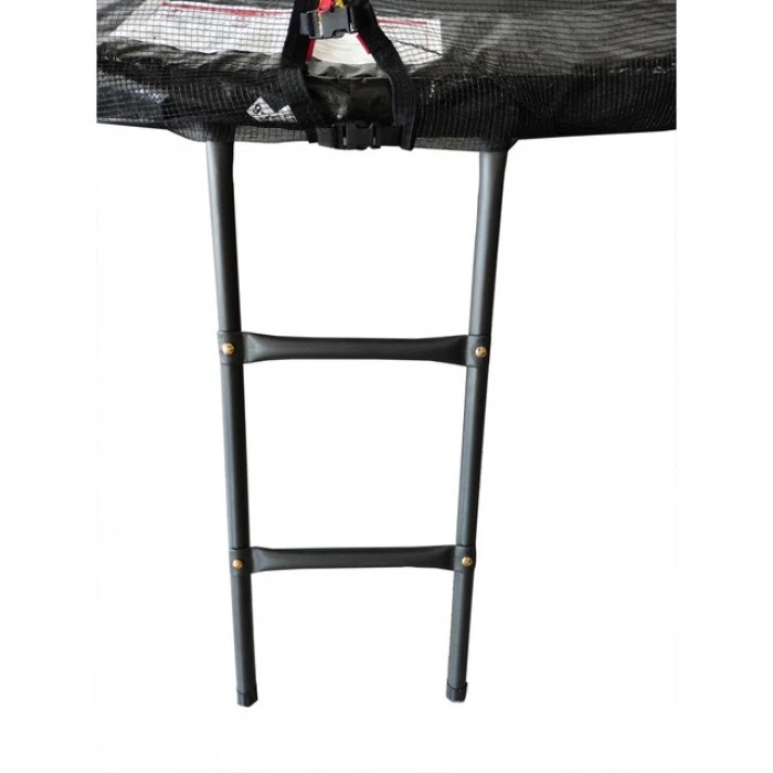 Батут з сіткою та драбинкою 312 см Atleto Black