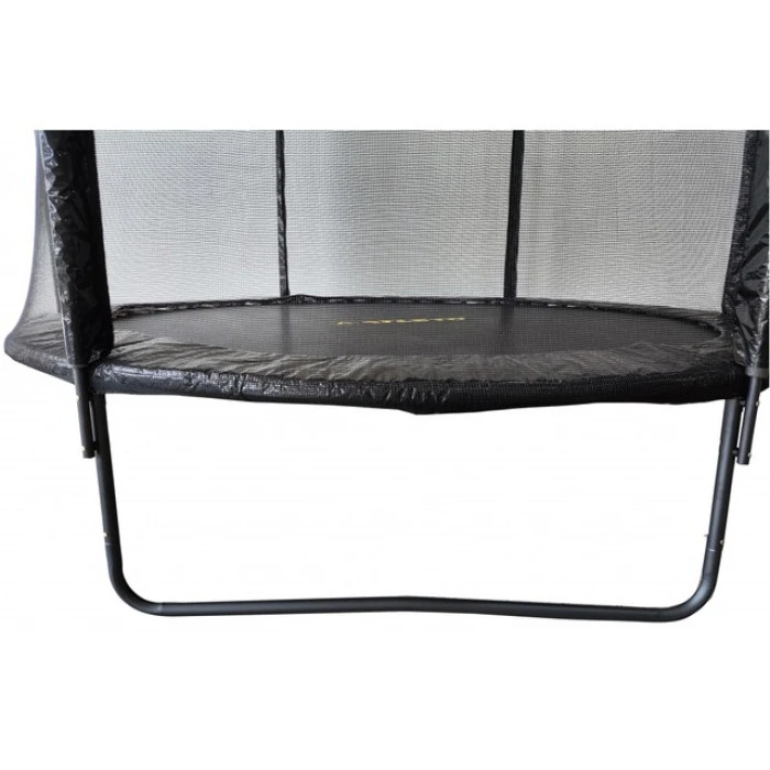 Батут з сіткою та драбинкою 312 см Atleto Black