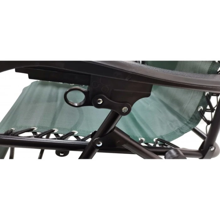 Шезлонги комплект 2шт Bonro SP-167A зелений з дашком