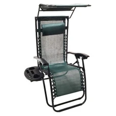 Шезлонги комплект 2шт Bonro SP-167A зеленый с крышкой