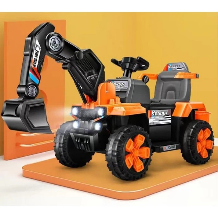 Екскаватор дитячий трактор великий на акумуляторі Spoko SP-188 жовтий