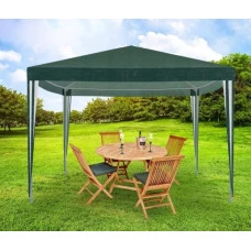 Садовый павильон беседка палатка 3х3м Bonro B-9001 без стенок зеленый