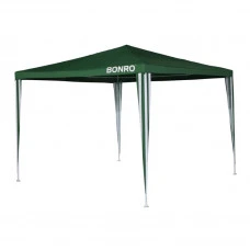Садовый павильон беседка палатка 3х3м Bonro B-9001 без стенок зеленый