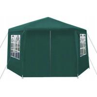 Садовый павильон беседка палатка 6 стенок Bonro B-9007 зеленый