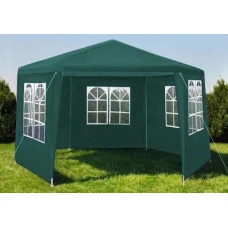 Садовий павільйон альтанка намет 6 стінок Bonro B-9007 зелений