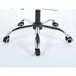 Кресло офисное на колесах Bonro B-6071 TPF черное с подставкой для ног