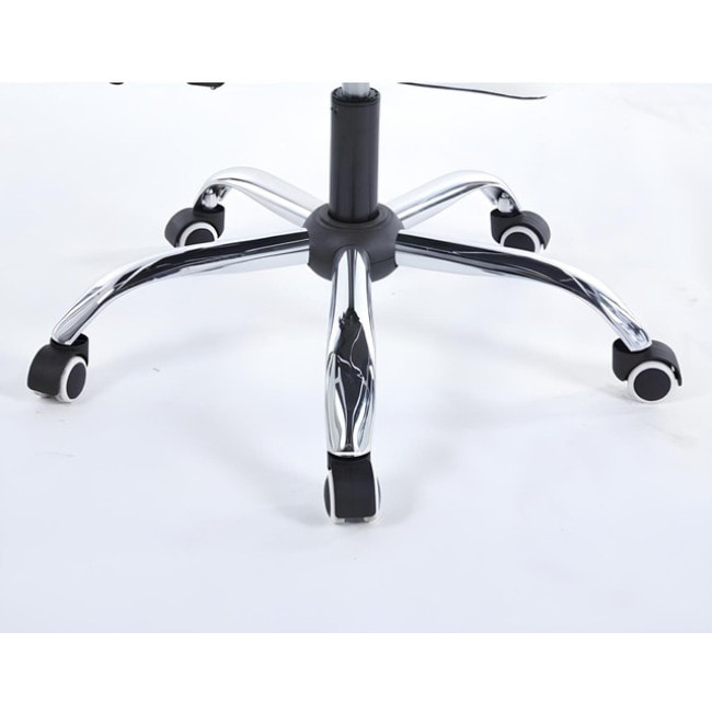 Крісло офісне на колесах Bonro B-6071 TPF чорне з підставкою для ніг