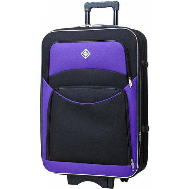 Валіза Bonro Style (невелика) чорно-т. синя