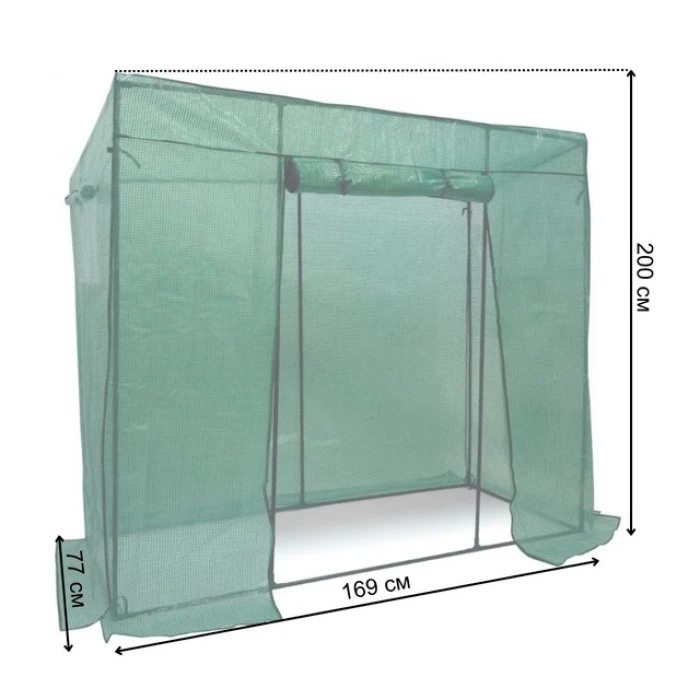 Теплиця парник плівкова для огірків та помідорів 200х77 см Bonro B-2115