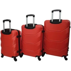 Валіза Bonro 2019 набір 3 штуки червона