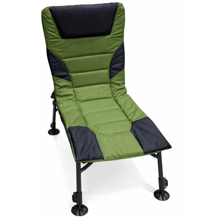Крісло для риболовлі коропове розкладне Bonro B-26 чорно-зелене