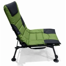 Крісло для риболовлі коропове розкладне Bonro B-26 чорно-зелене