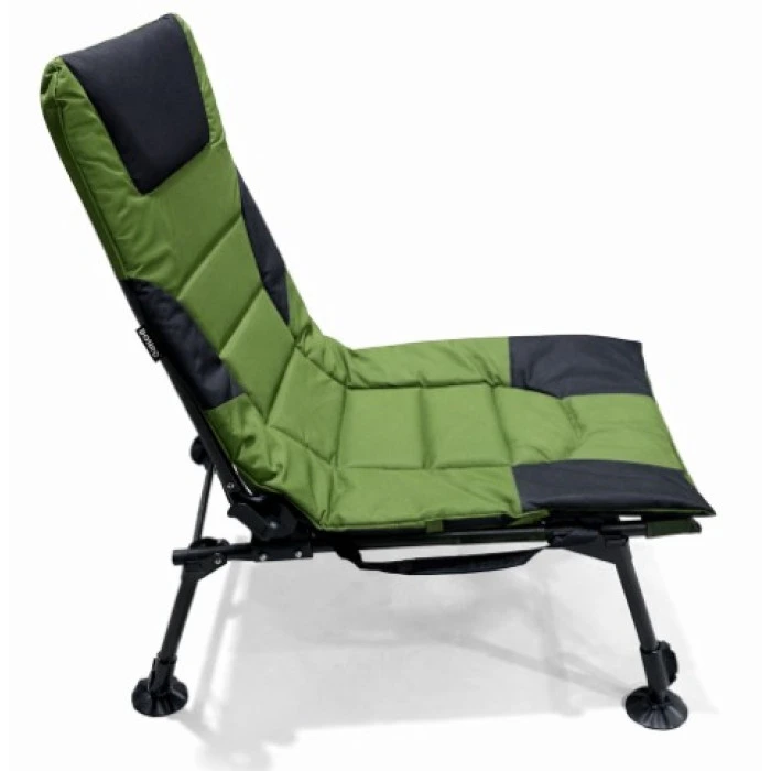 Крісло для риболовлі коропове розкладне Bonro B-26 чорно-зелене