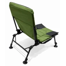 Крісло для риболовлі коропове розкладне Bonro B-26 чорно-зелене