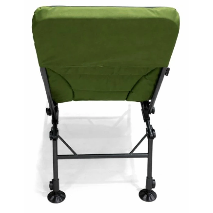 Крісло для риболовлі коропове розкладне Bonro B-26 чорно-зелене