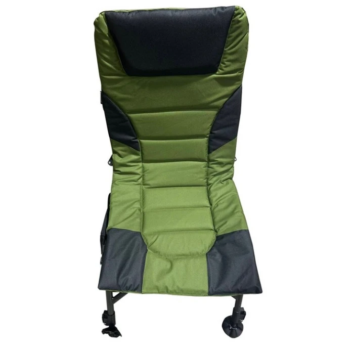 Крісло для риболовлі коропове розкладне Bonro B-26 чорно-зелене