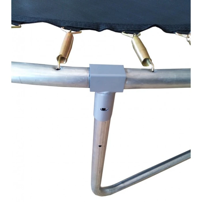 Батут Atleto 374 см з внутрішньою сіткою та драбинкою multikolor