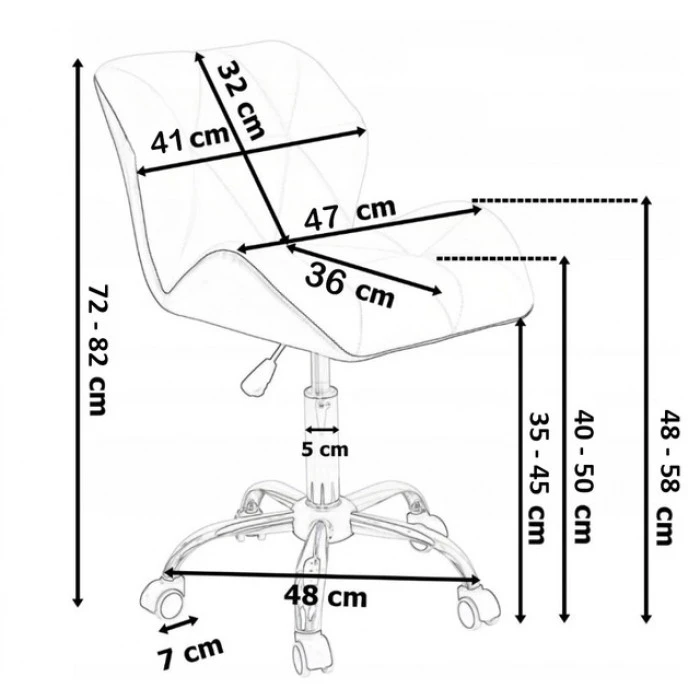 Кресло на колесах велюр черное комплект 4шт Bonro B-531